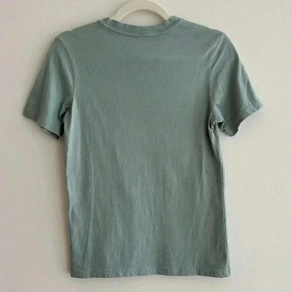 Set of 2 adidas Kids Logo Graphic Short Sleeve White/Sage Green T-Shirts, Medium - Picture 7 of 16